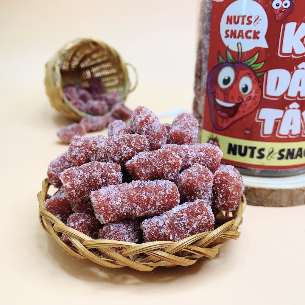 Kẹo Dâu Tây Hủ 400G - GÀ BEO FOOD