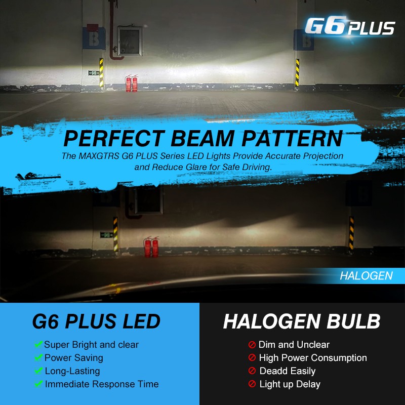 Set 2 Đèn Pha LED H8 / H9 / H11 880 881 9012 9004 9007 H13 70W 12000LM Tự Động Chuyên Dụng Cho Xe Hơi