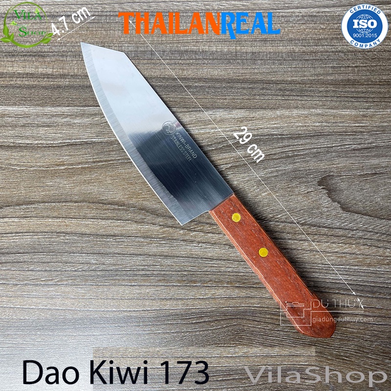 Dao Thái Cán Gỗ, Dao Kiwi 172 Thái Lan Chuyên Thái Thịt - Gọt - Cắt Hoa Quả Chất Liệu Inox Siêu Sắc