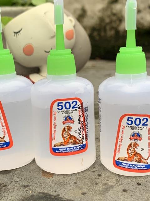 Keo 502 Phúc Hậu Nhanh Khô Tặng Kèm Bột Gỗ Chuyên Dùng Cho ngành gỗ