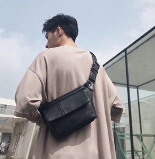 Túi đeo chéo bao tử da cao cấp