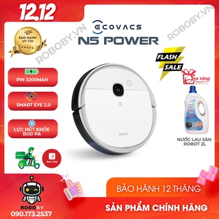 Robot hút bụi, lau nhà ecovacs deebot n5 power