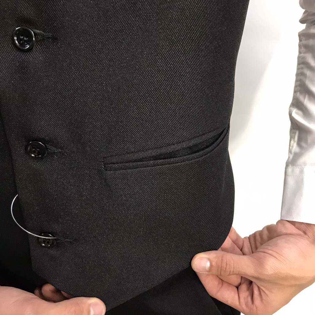 Áo gile nam nữ đen đồng phục hàn quốc áo ghile nam phối vest công sở áo ghi lê nam nữ áo gi le màu nâu xanh đen | BigBuy360 - bigbuy360.vn