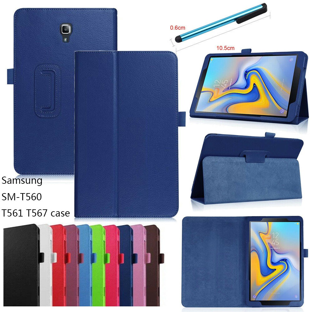Bao da bảo vệ làm giá đỡ tiện lợi cho Samsung Galaxy Tab E 9.6 SM-T560 T561 T567