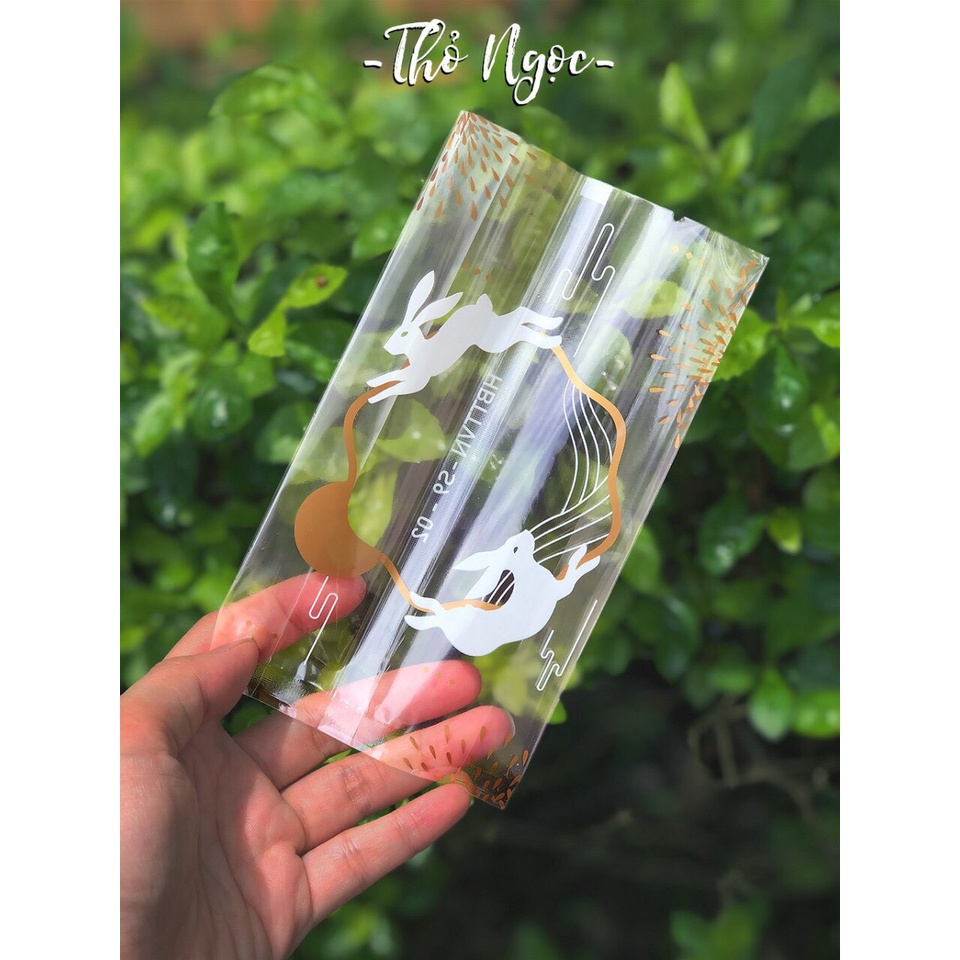 100 bộ khay túi trung thu mẫu Sen 150gram (Sấp)