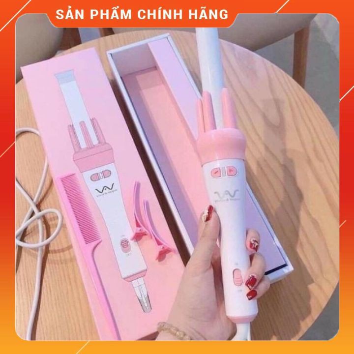 [ HÀNG CHUẨN ] MÁY LÀM TÓC UỐN XOĂN XOAY TỰ ĐỘNG 360 VIVID & VOGUE HÀN QUỐC [FREESHIP]