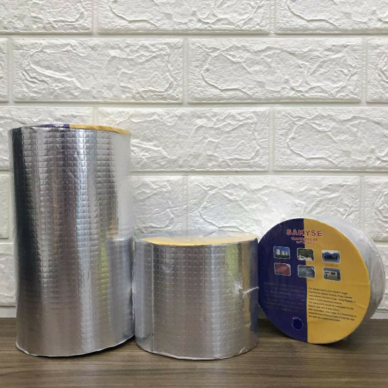 Băng Keo Chống Thấm Nhật Bản Sakyse 20cm chống thấm mọi bề mặt mái tôn trần sàn xịt, Miếng Dán Chống Thấm Dột