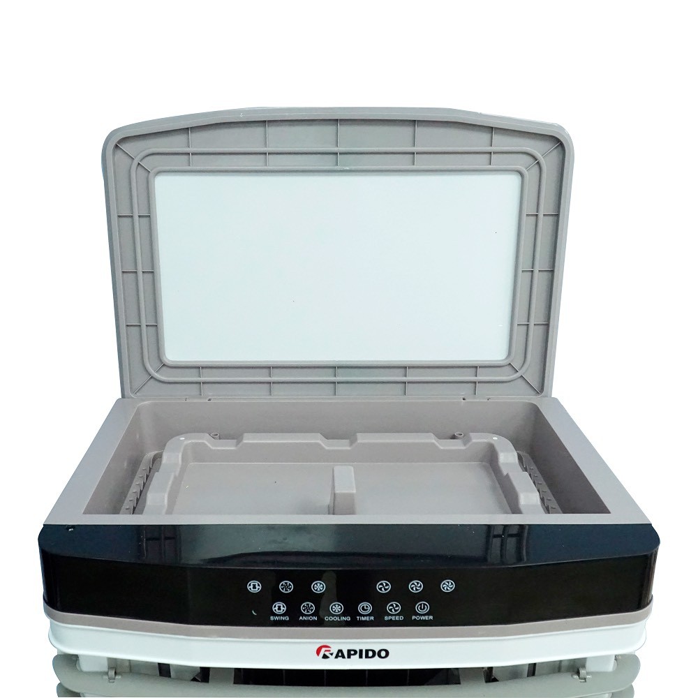 Quạt điều hòa không khí RAPIDO FRESH 9000D, công suất 200W 9.000m3/h tặng kèm 2 đá khô bảo hành 12 tháng
