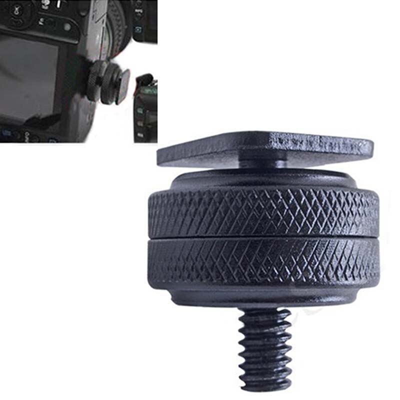 Mới đến 1 đế gắn ngàm gắn đèn LED 1/4&quot; cho lồng đèn Flash máy ảnh
