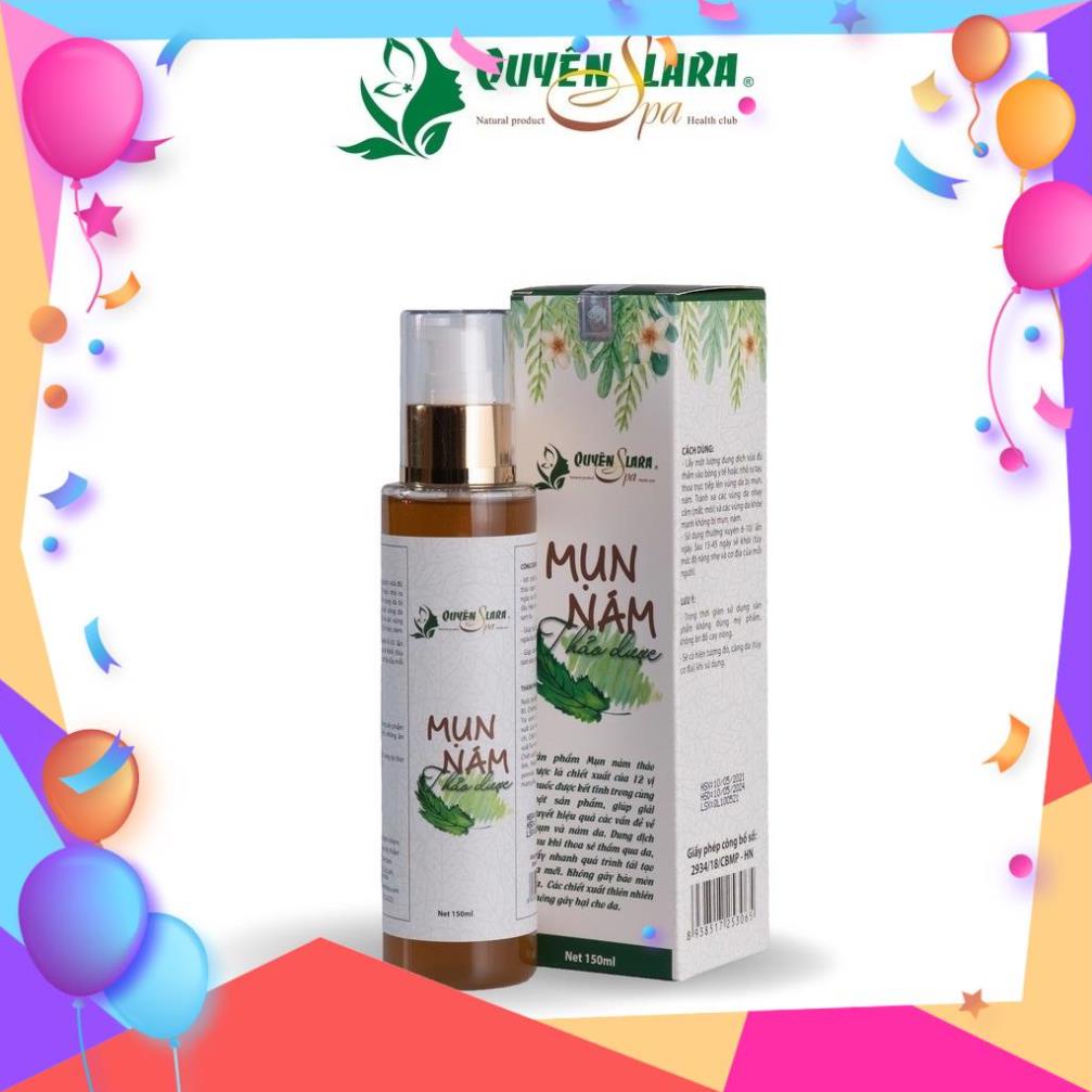 (Chính Hãng) Mụn nám thảo dược 150ml Quyên Lara chính hãng