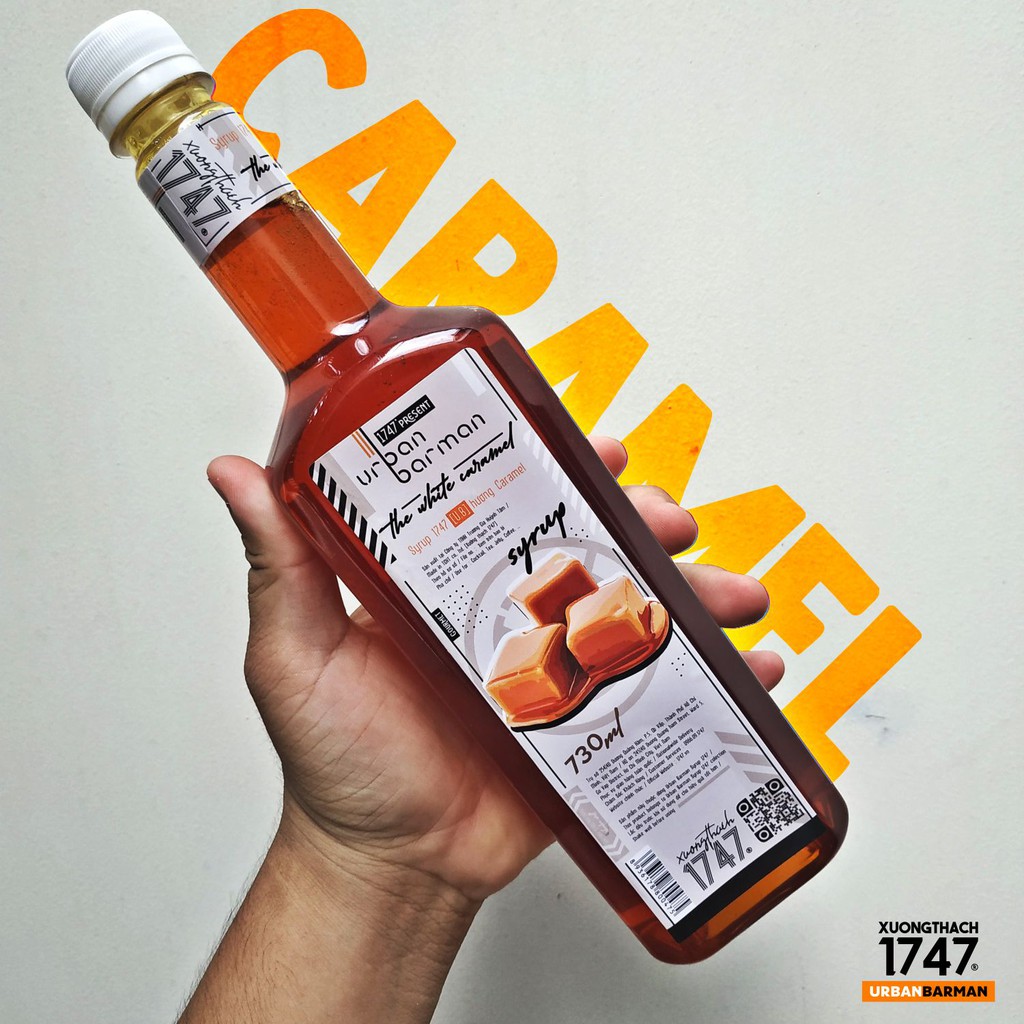 Urban Barman Syrup 1747 - Caramel Cao Cấp - 730ml