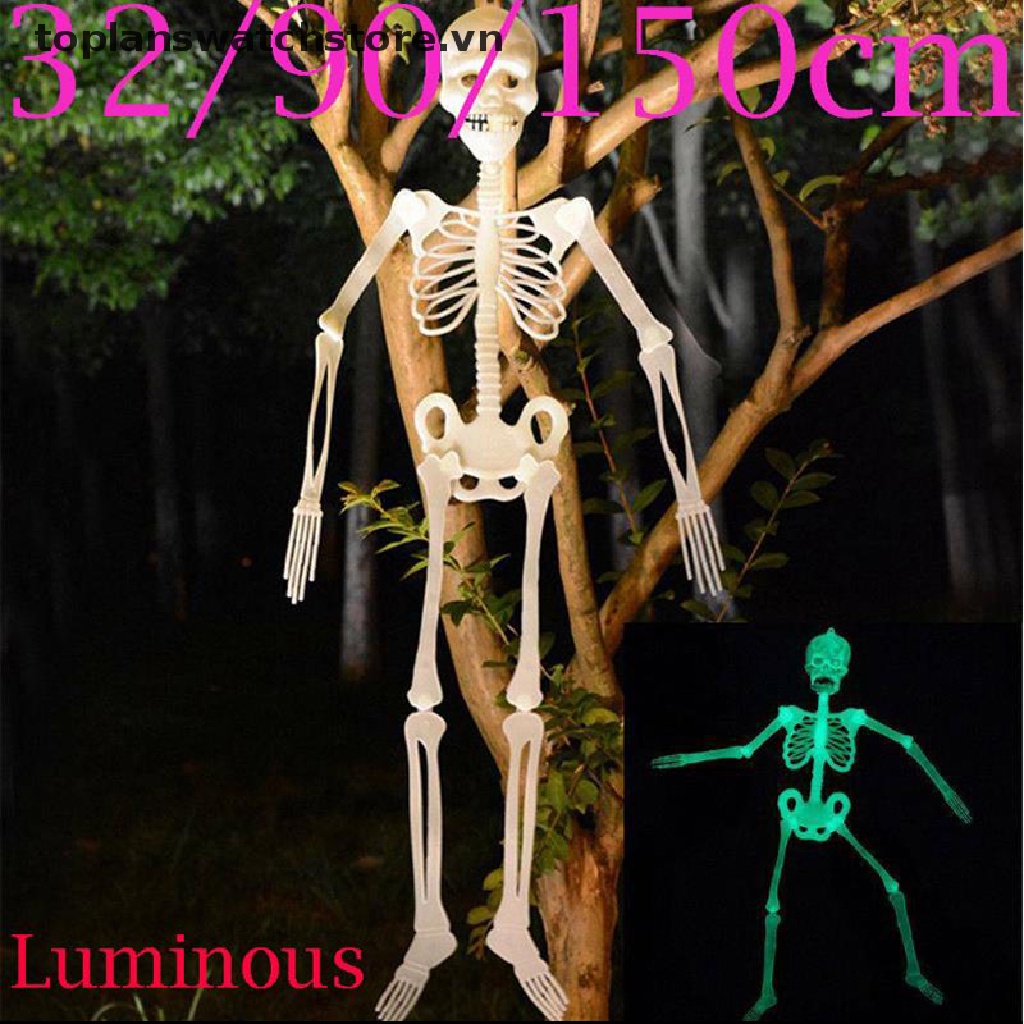 Bộ Xương Người Giả 32 / 90 / 150cm Trang Trí Halloween