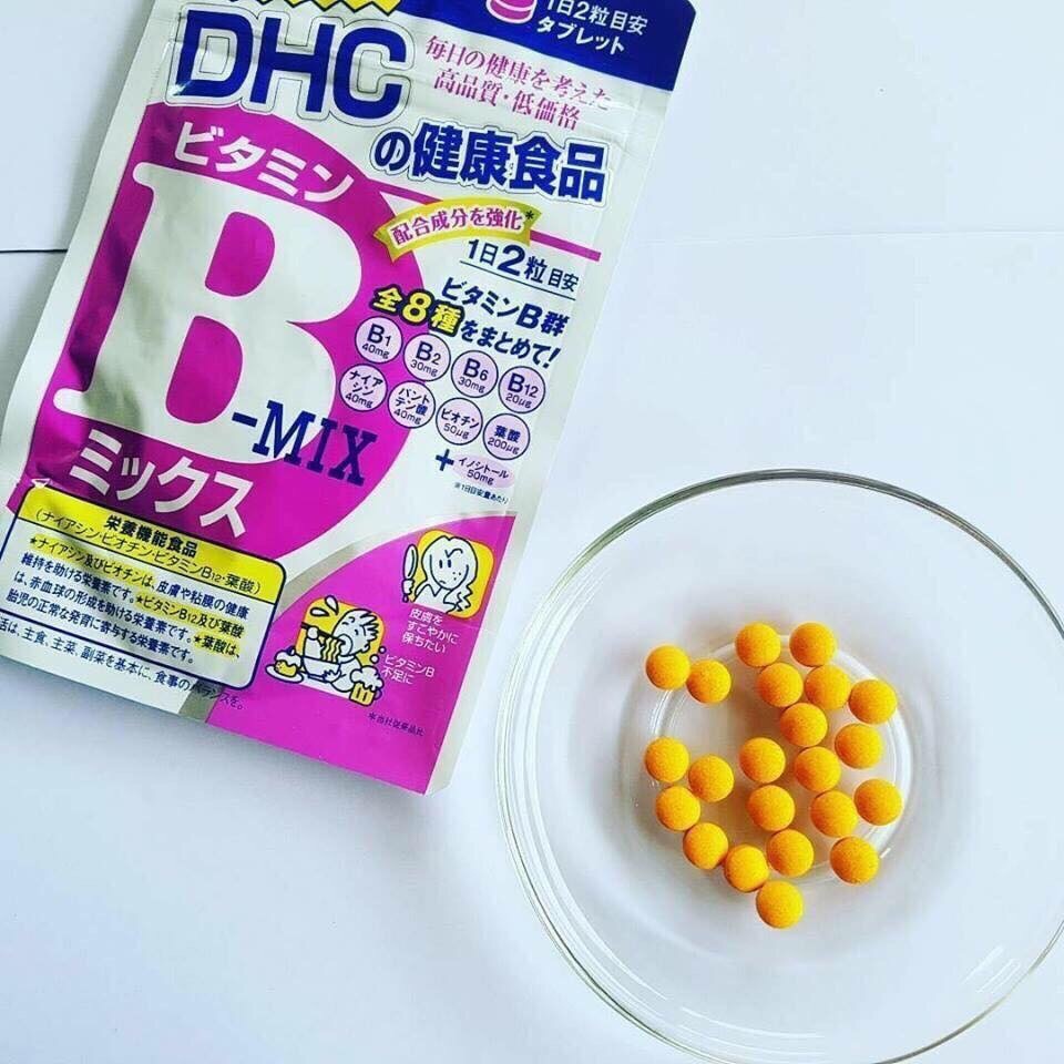 Viên Uống DHC Vitamin B Mix 200mg Bổ Sung Vitamin, Đẹp Da,  Tăng Cường Bảo Vệ Sức Khoẻ Gói 30 Ngày và 90 Ngày