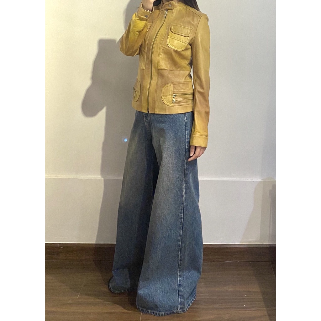 Quần jean ống rộng Aspirin Wide Leg Jeans