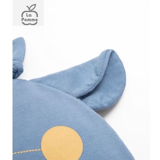 Gối sơ sinh nhân đôi vỏ gối La Pomme Dreamy Petit Soyeu cao cấp mềm mịn êm ái cho bé trai bé gái hình con bò 92009