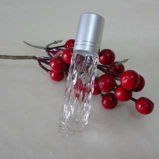 Chai bi lăn xoắn 10ml bi nhựa nắp bạc