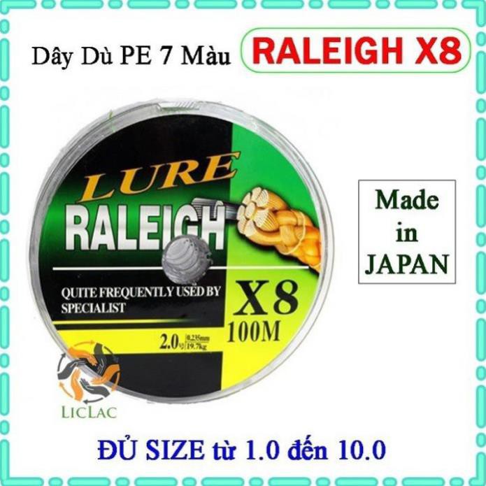 Dù câu cá PE Lure X8 - 7 màu mềm mịn cao cấp (Siêu Rẻ)