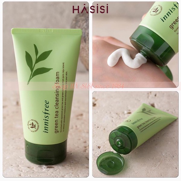 Sữa Rửa Mặt Trà Xanh INNISFREE GREEN TEA FOAM CLEANSER 150ml