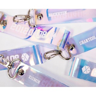{SM official - Có sẵn} Kỷ niệm 6 năm EXO debut - strap hologram/ móc khóa