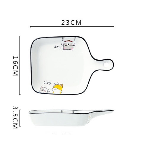 Set 8 đĩa mèo life