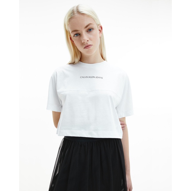 CALVIN KLEIN JEANS - Áo Thun Nữ Back Reflective Logo - J215313YAF