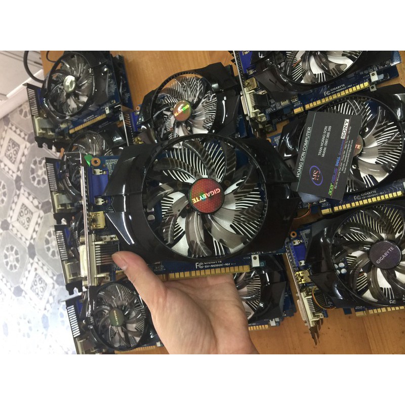 VGA gigabye GTX 650/1g/dr5/128bit