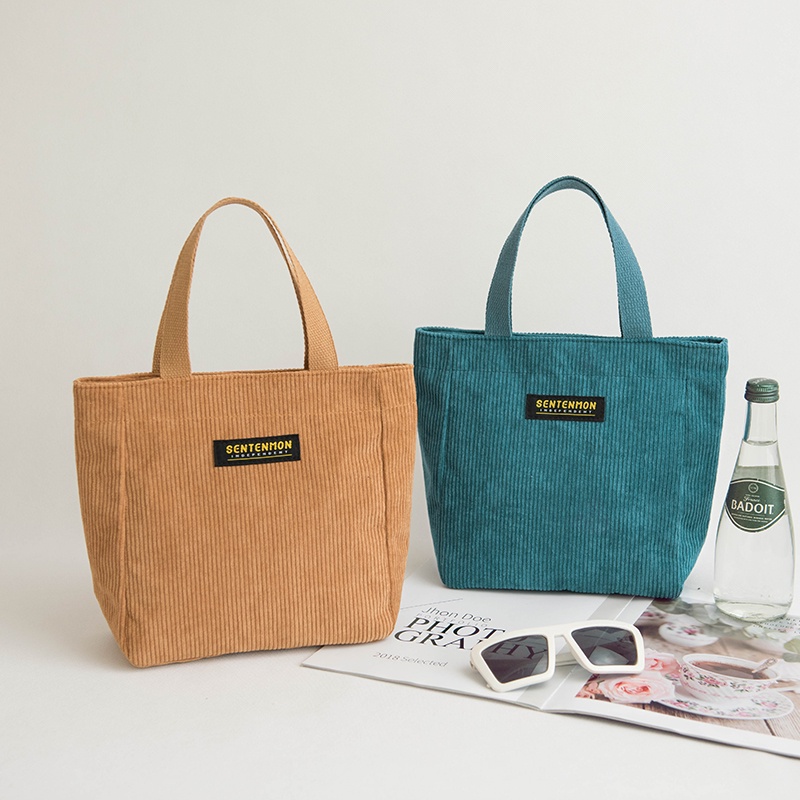 Túi vải sức chứa lớn phong cách Hàn Quốc cho nữ