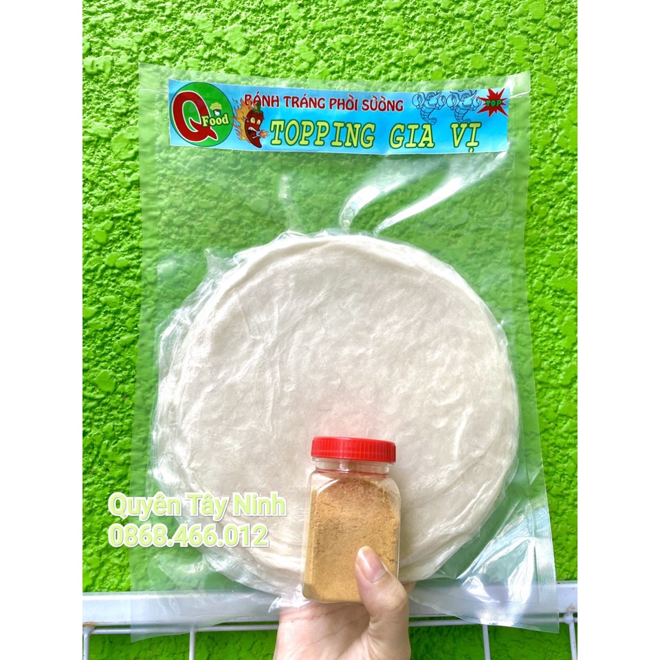 SIÊU COMBO Tóp Mỡ 500gr- bánh tráng DẺO MỎNG+ full topping gia vị Tóp mỡ cực ngon | bánh tráng phơi sương tây ninh