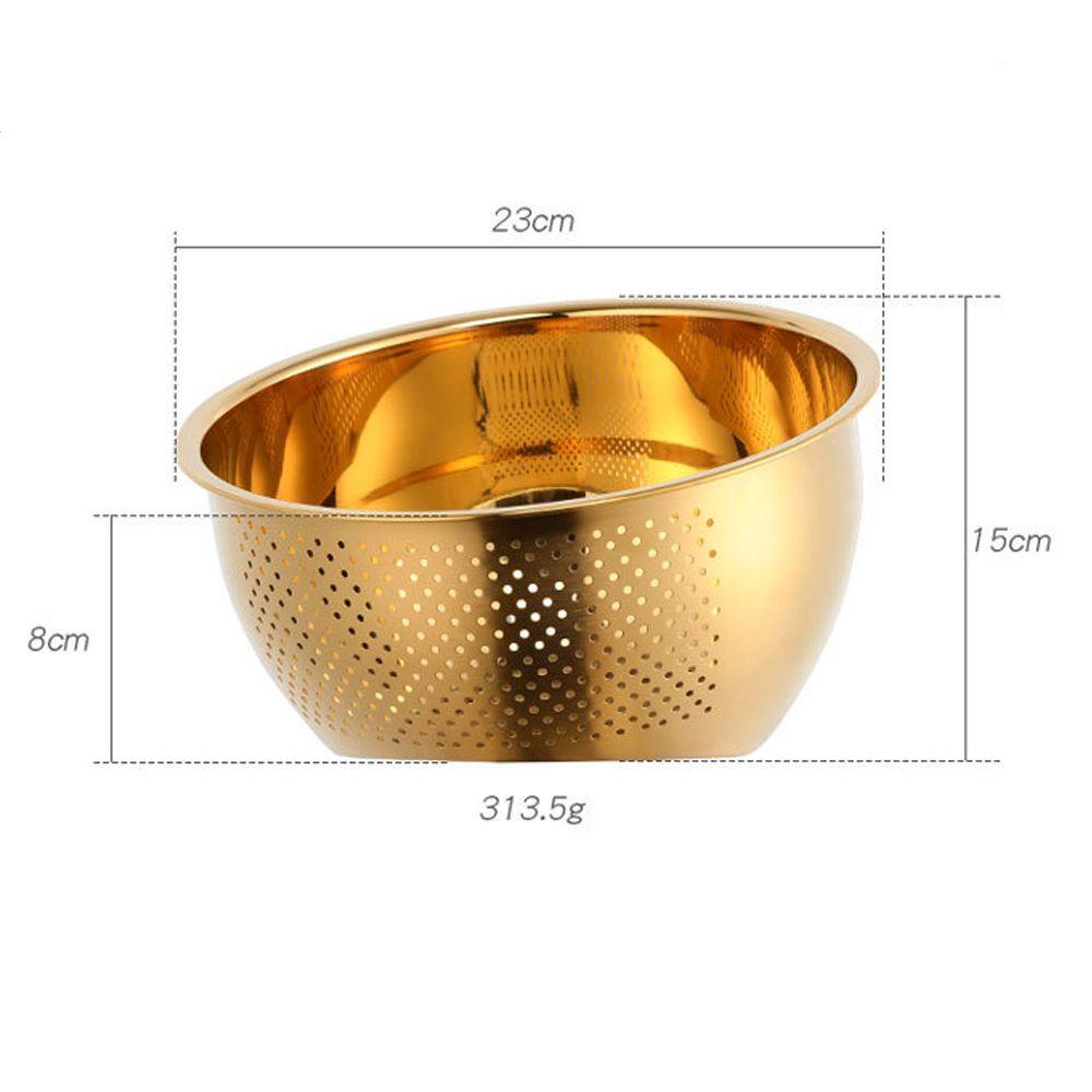Rổ Vo Gạo Bằng Thép Không Gỉ Nhiều Màu Sắc