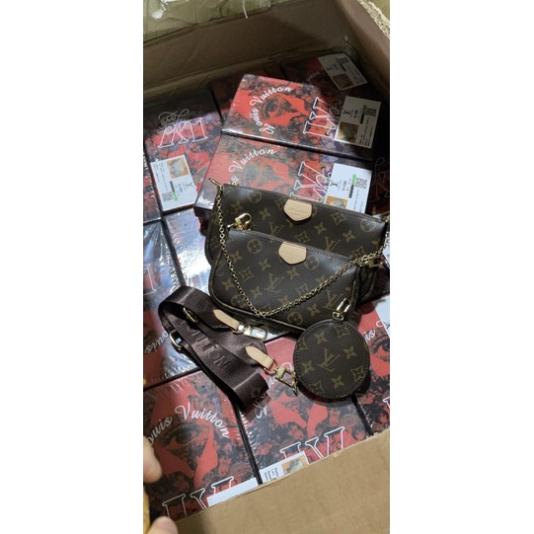 Sét 3 món LLlvvvv dây hồng và nâu hàng cao cấp