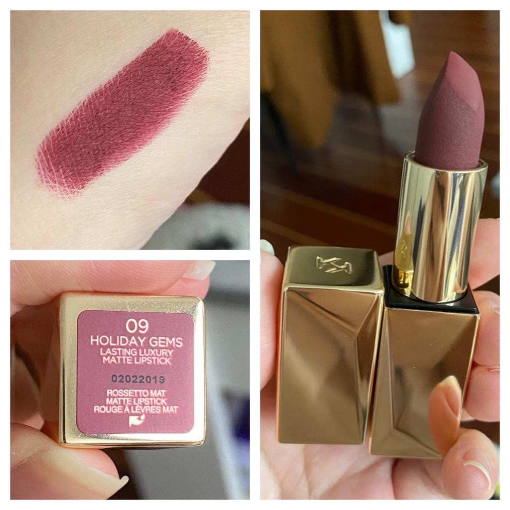 Son môi lì kiko holiday gems siêu mịn siêu mượt với nhiều màu sắc đậm chất phương tây thỏi son cực kỳ sang trọng