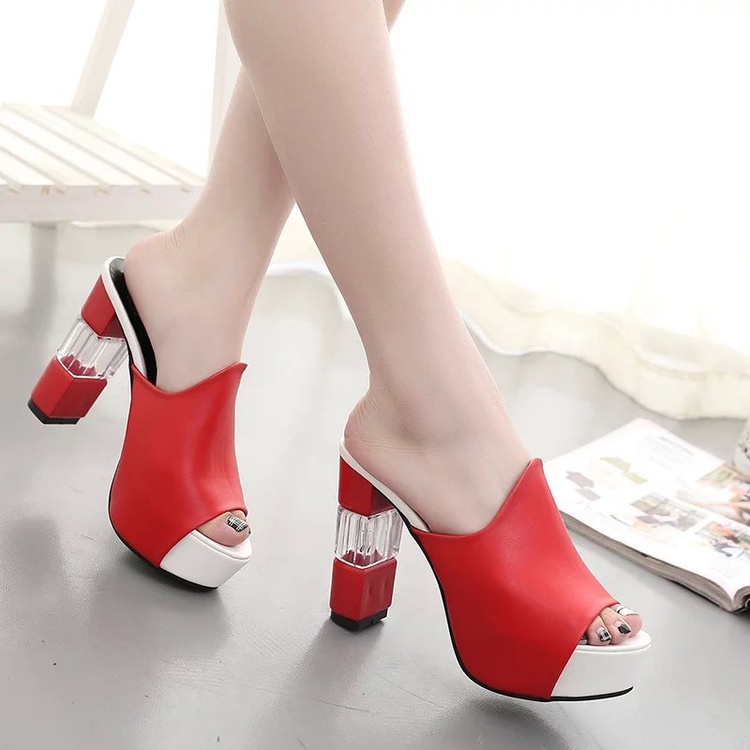 Dép nữ đế xuồng giày Chuộng TĂNG CHIỀU CAO GÓT ĐỘC ĐÁO, dép nữ cao gót xuồng thời trang Hàn Quốc 11cm