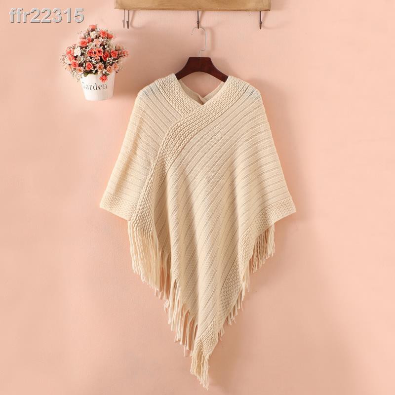 2021 Preferred℗☊Áo choàng len dáng rộng phong cách dân tộc thời trang thu đông cho nữ | BigBuy360 - bigbuy360.vn