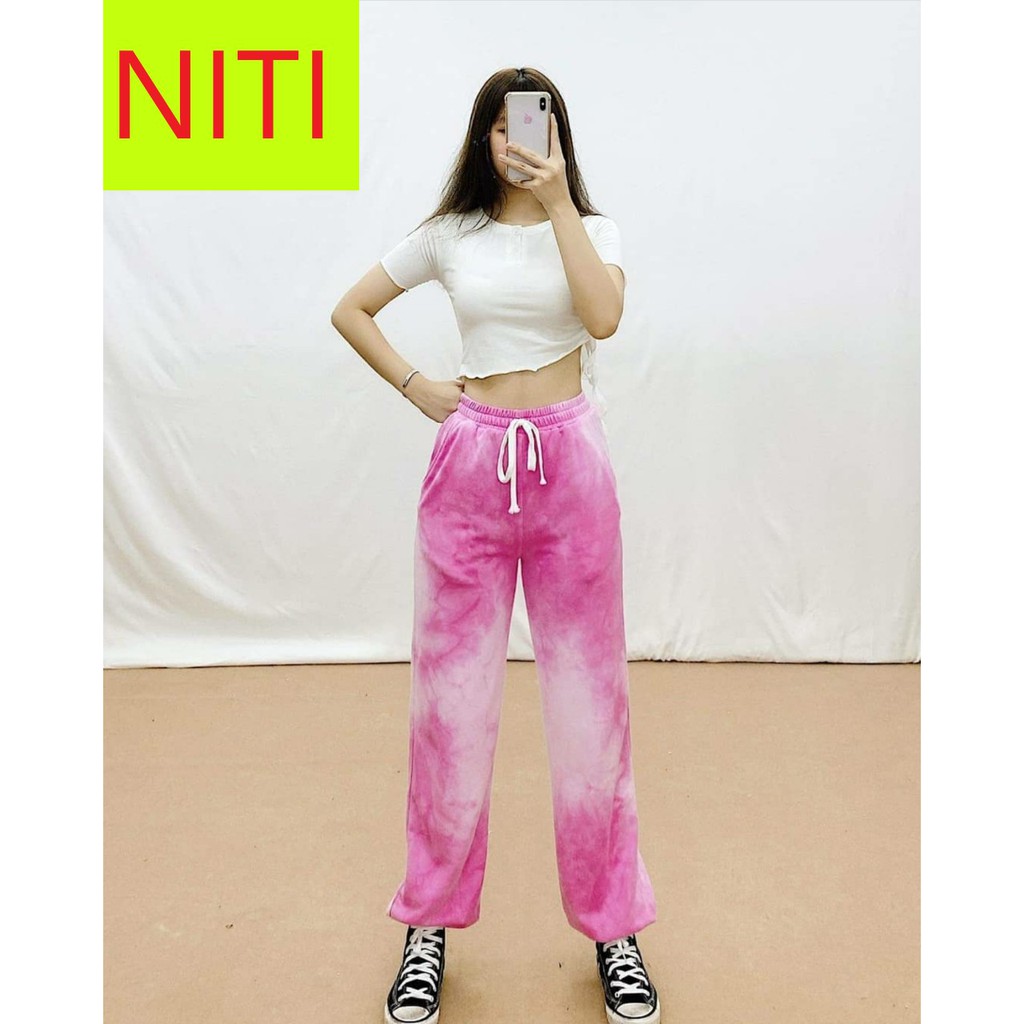 [ FREESHIP ] QUẦN NỈ FORM THỤNG, QUẦN JOGGER NỮ LOANG MÀU CAO CẤP NITIQC ĐỦ MÀU XANH, HỒNG, ĐỦ SIZE S,M,L-NB56