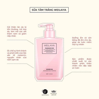 Sữa tắm trắng da WEILAIYA 60ML