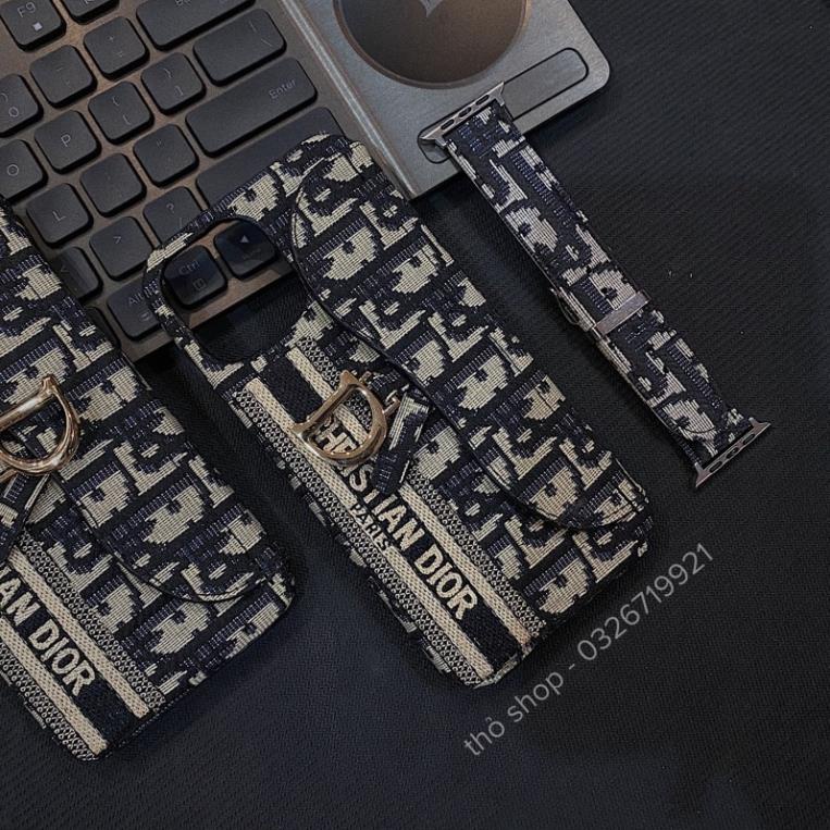 Ốp lưng iphone - Ốp iphone Dior ví sang chảnh cao cấp