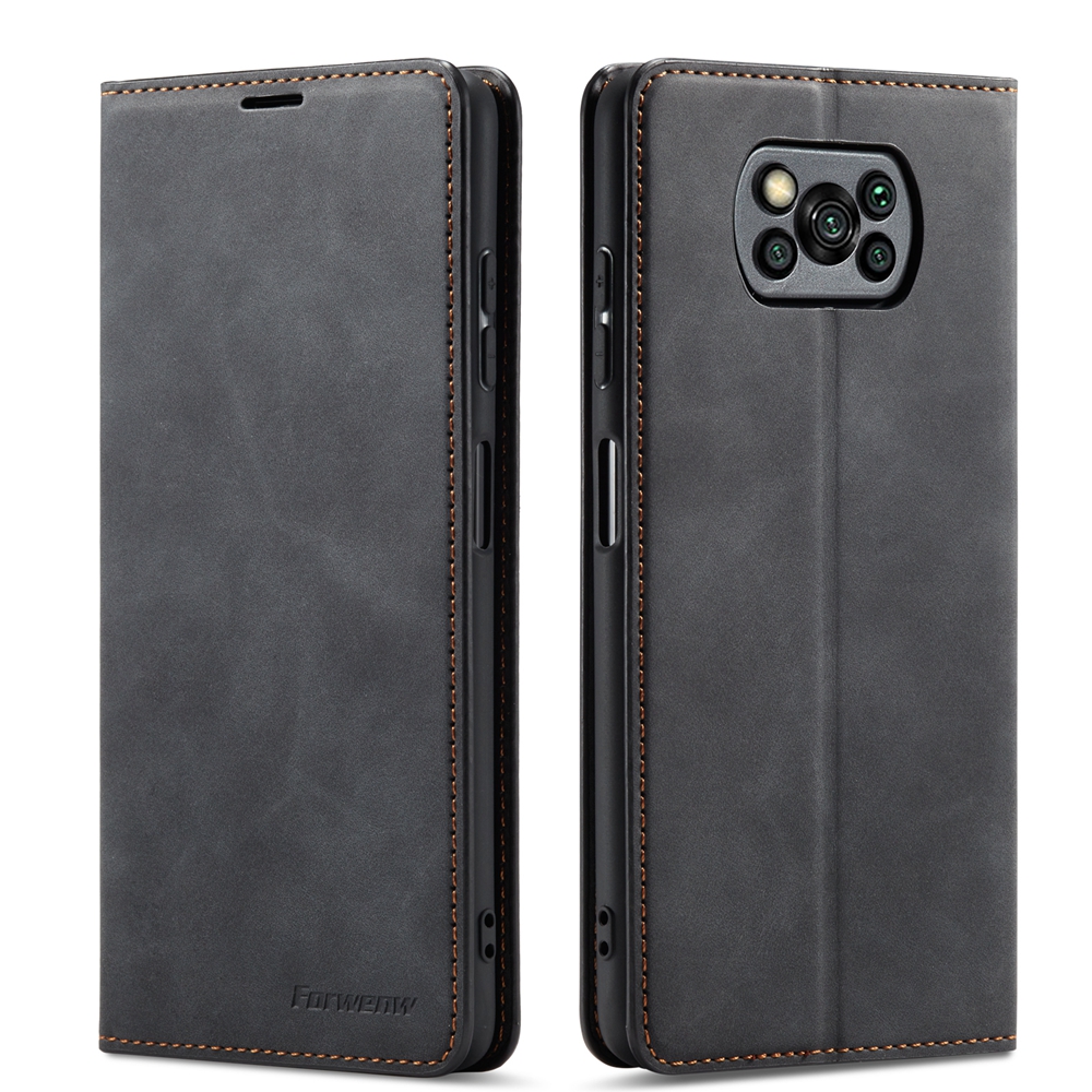 Bao Da Chống Sốc Có Ngăn Đựng Thẻ Cho Xiaomi Mi Poco X3 Nfc