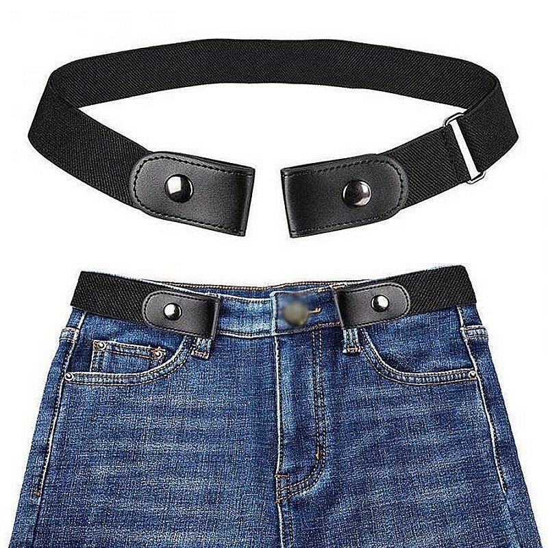 Dây Thắt Lưng Co Giãn Vô Hình Có Khóa Cài Tùy Chỉnh Thời Trang Cho Nam Và Nữ