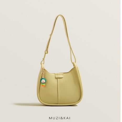 🌸Hàng Order🌸 Túi Xách Muzi&kai Chính Hãng Da Trơn Khóa Kéo Quai Da Đeo Kèm Móc Trang Trí Sang Chảnh Nữ Tính 🌸 Quảng Châu
