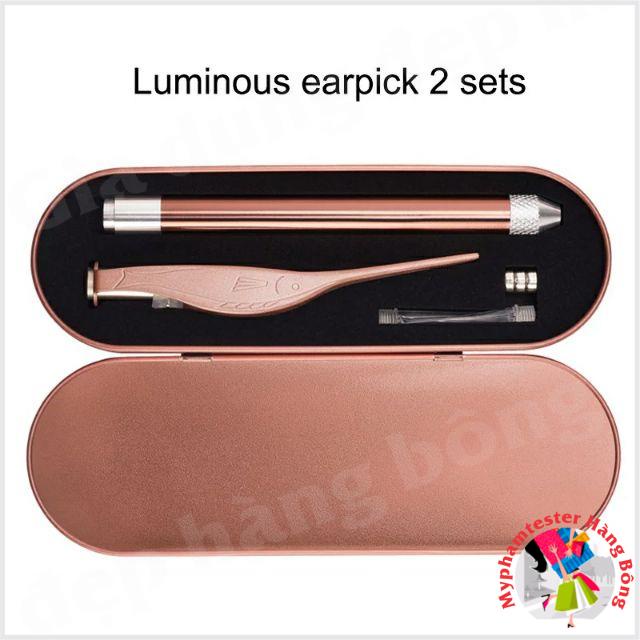 Hộp dụng cụ lấy ráy tai có đèn