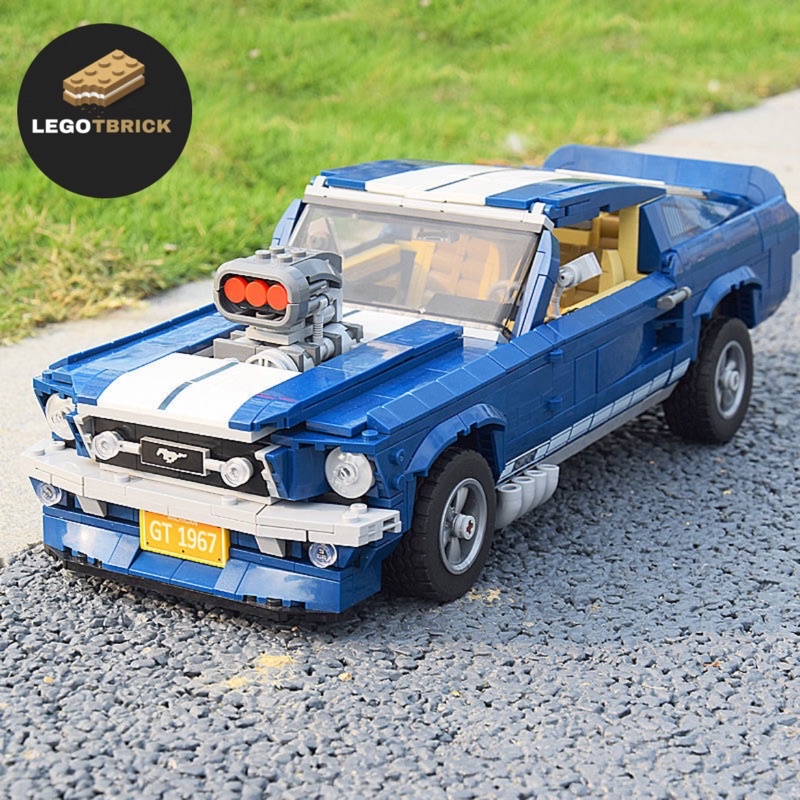 Đồ chơi lắp ráp mô hình thông minh Xe đua cổ điển Ford Mustang Tbrick