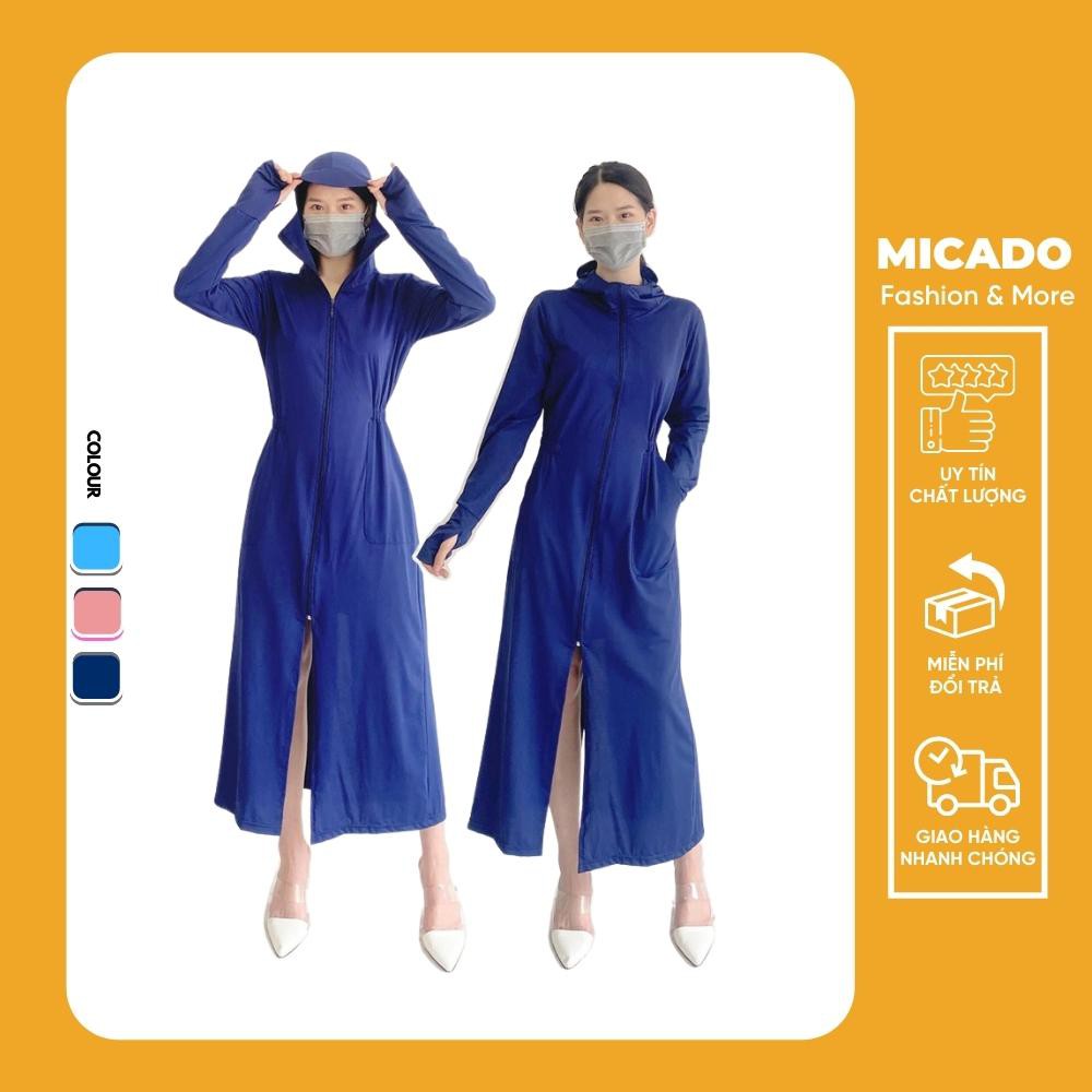 Áo choàng chống nắng nữ đẹp che toàn thân, thông hơi, chống tia UV Micado