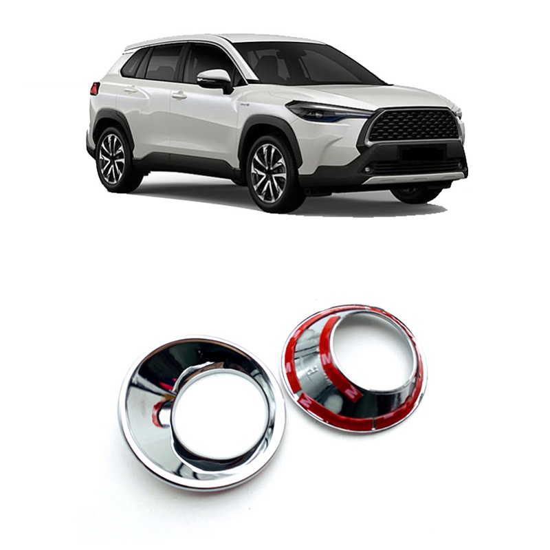 Khung bọc đèn sương mù phía trước bằng ABS cho xe hơi Toyota Corolla Cross