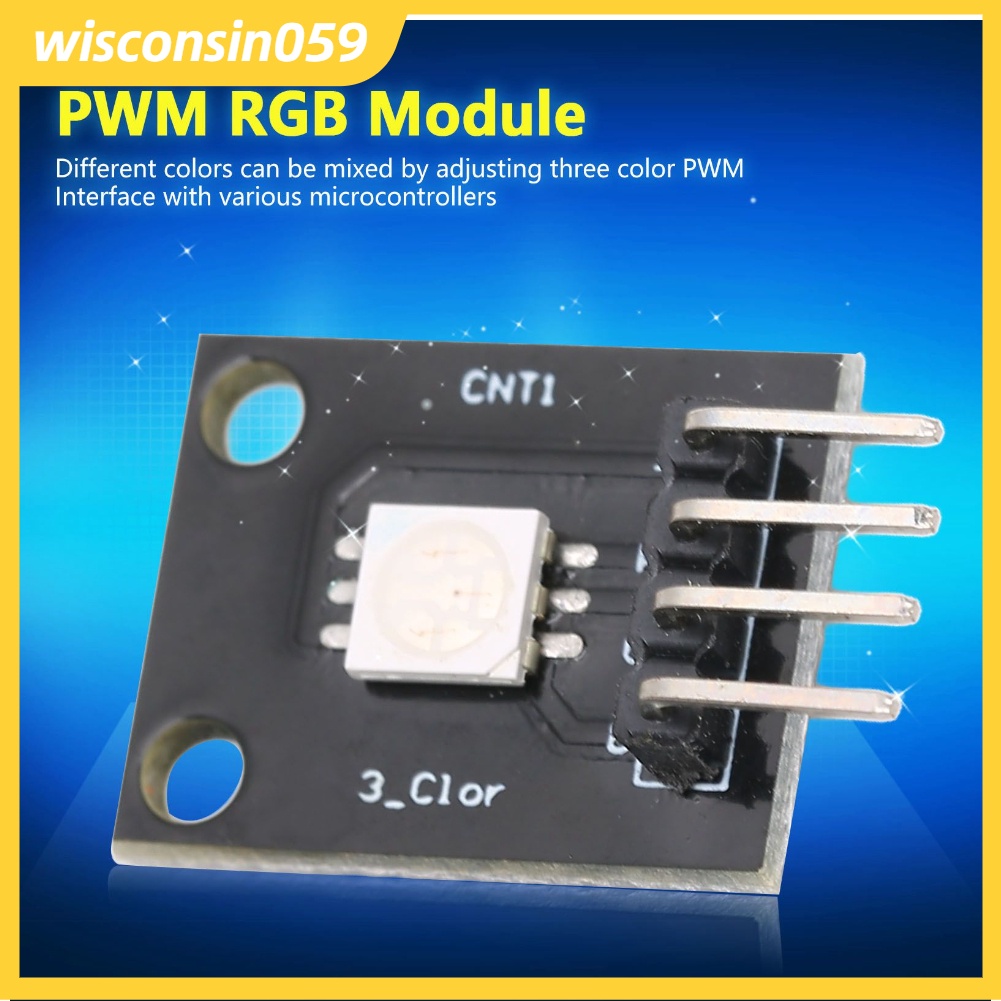 Mô-đun bảng LED RGB SMD điều khiển PWM DIY PCB 5V KY 3 màu đèn ‑ 009