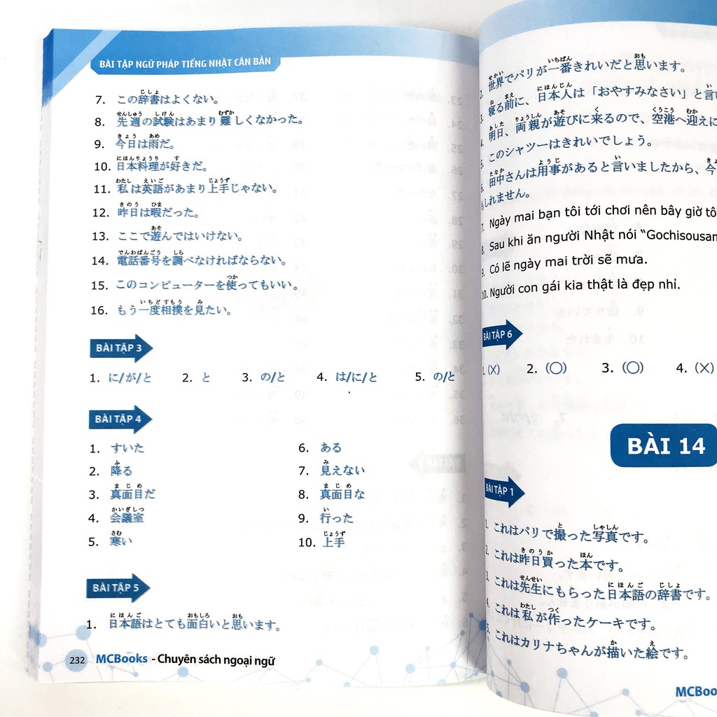 Sách - Ngữ Pháp Tiếng Nhật Căn Bản - Tái Bản 2019 (Ngữ Pháp + Bài Tập) (Bộ 2q + lẻ tùy chọn)