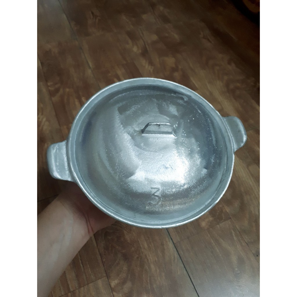 Tộ gang đúc kho thịt cá 18cm (số 3)