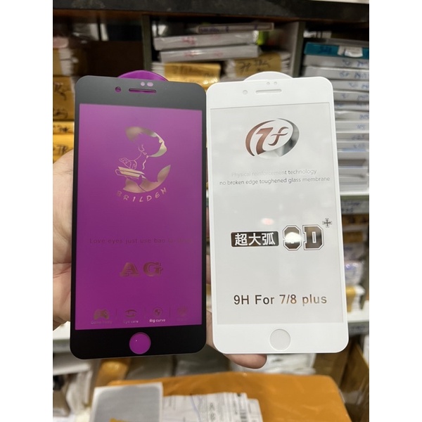 Kính cường lực Nhám,Chống nhìn trộm ,trong iPhone 7Plus/8Plus ,6Plus,6G/6S