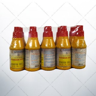 Set 10 chai dung dịch sát khuẩn POVIDON IOD - 20ml/01 chai