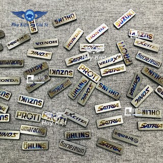 [Sale Khủng] Tem Titan Logo Mini Cho Nhiều Dòng Xe Sonic, Satria, Exciter, Proti, Ohlins....