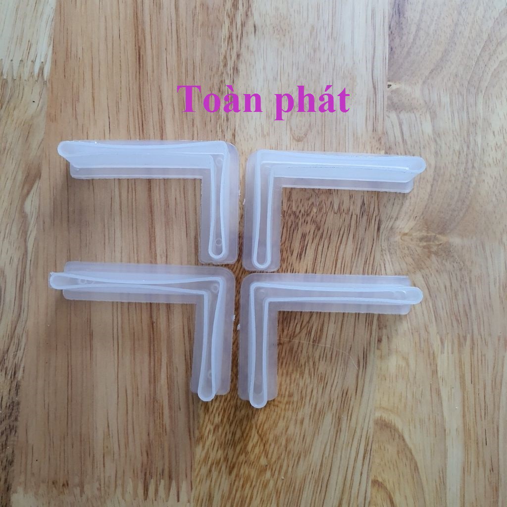 Miếng lót nhựa (V3 x 5cm và V4 x 6cm )  chống trầy xước sắt V lỗ đa năng